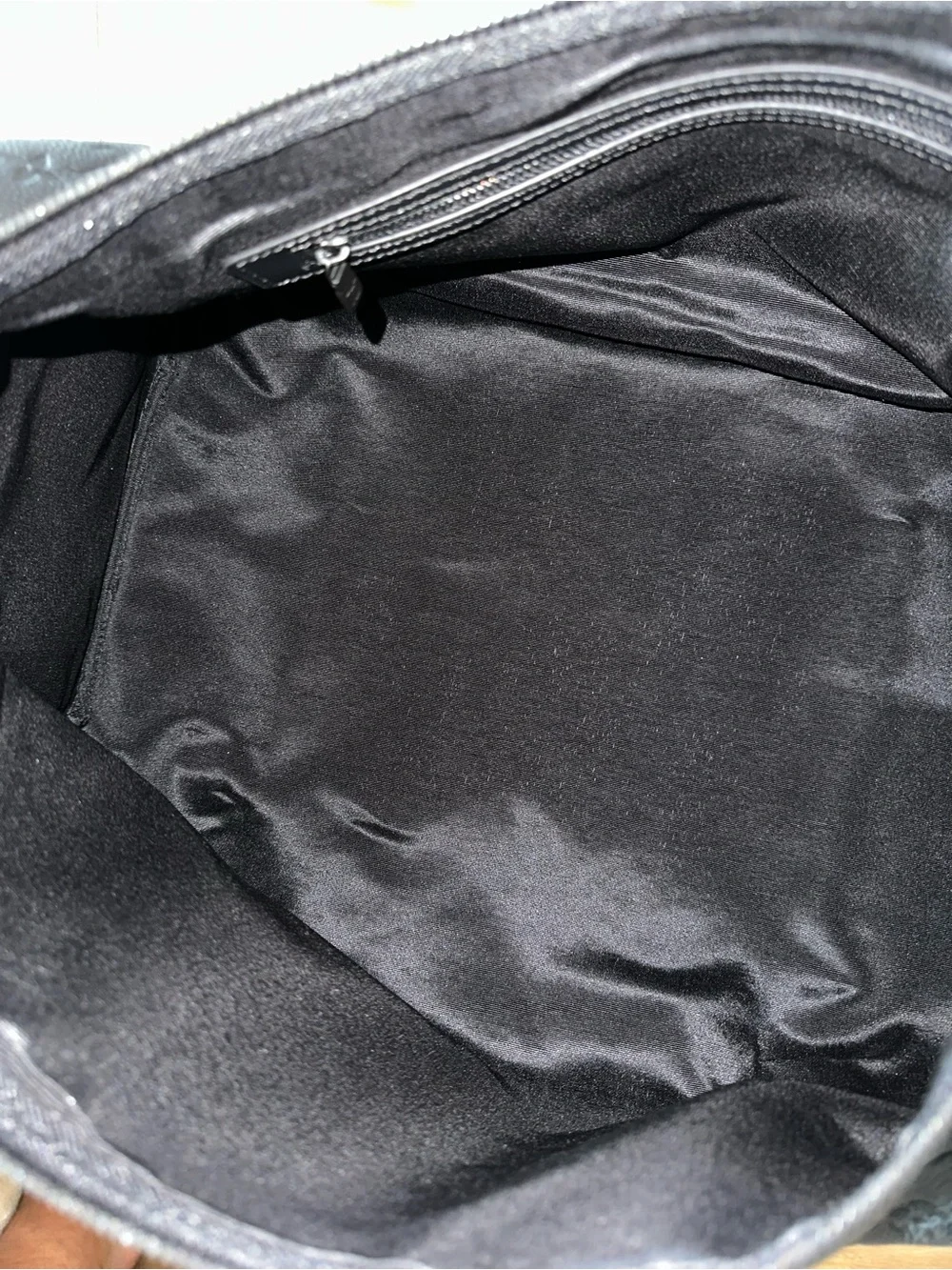 Black Embossed Leather Weekender Duffel Bag - Luxury Style
